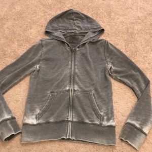 Anguka distressed zip hoodie